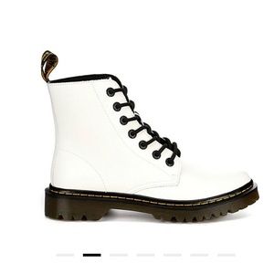 Dr. Martens White Combat Boots